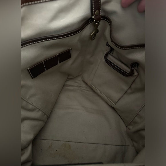 Coach Brown Leather Tote Bag - Picture 7 of 7